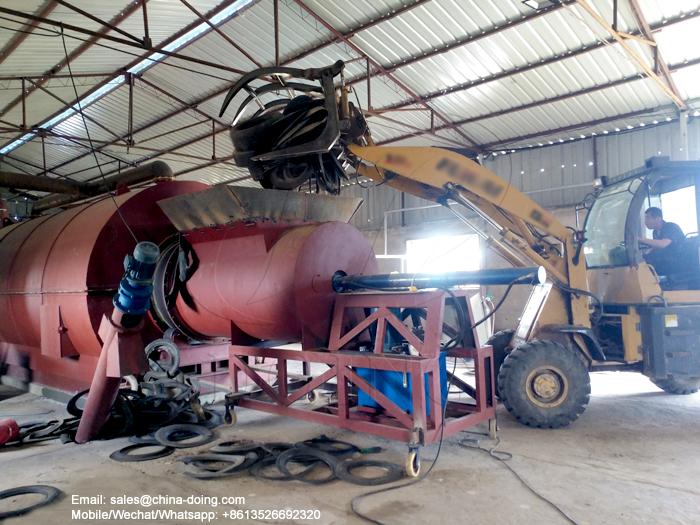 used tires pyrolysis equipment