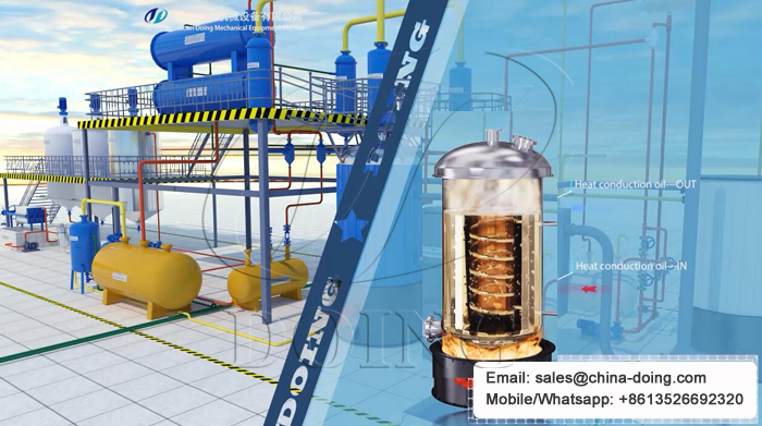 waste oil distillation machine