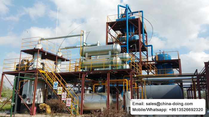 waste oil distillation plant