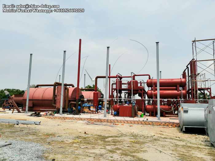 waste plastic pyrolysis plant