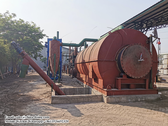 waste plastic pyrolysis plant