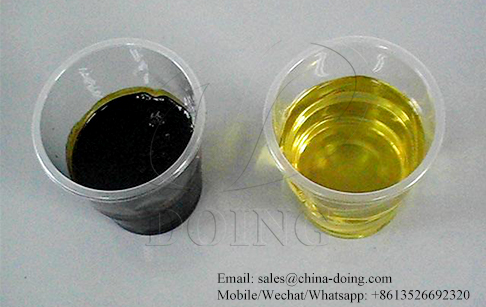 Can used motor oil be cleaned and reused by waste oil distillation plant?