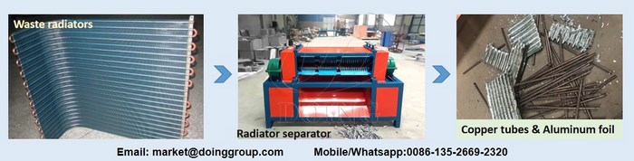 radiator recycling machine 