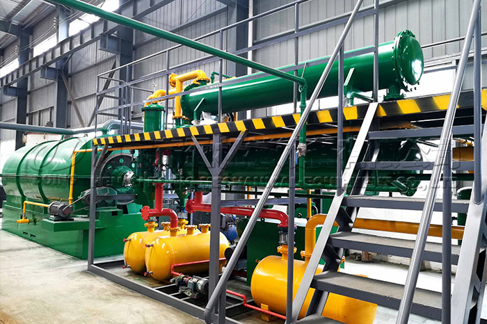 mini tyre pyrolysis plant