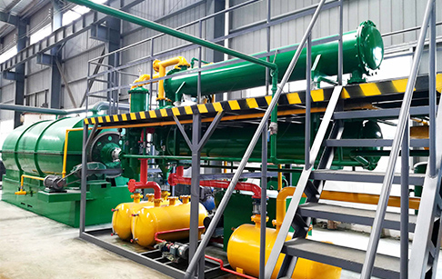 Mini tyre pyrolysis plant