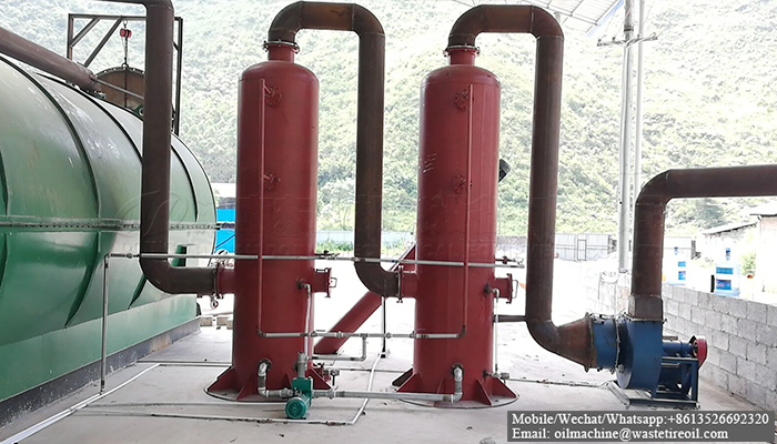 tyre pyrolysis plant pollution