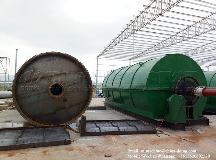 waste plastic pyrolysis plant