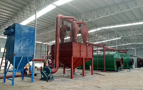 Waste plastic pyrolysis plant