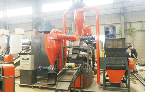  DOING copper cable wire recycling machine was successfully commissioning in India