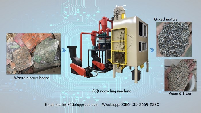 PCB board recycling machine