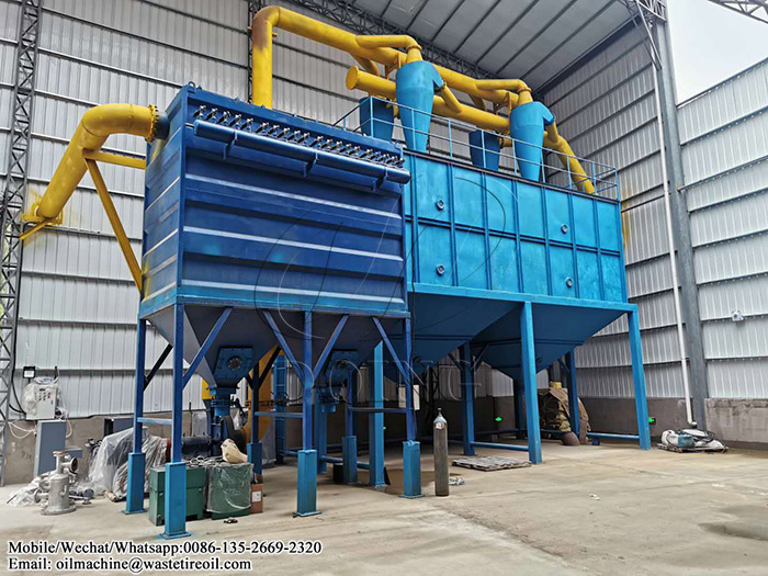 recycling waste tyre to oil pyrolysis plant