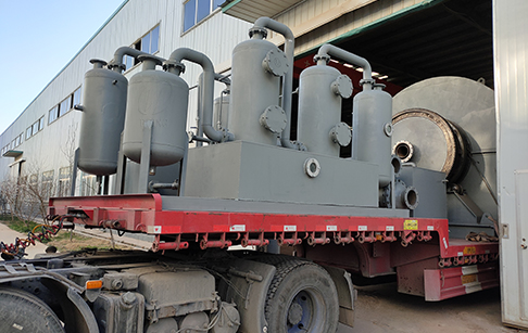 Two sets of 12TPD waste tire pyrolysis plants delivered to Mexico