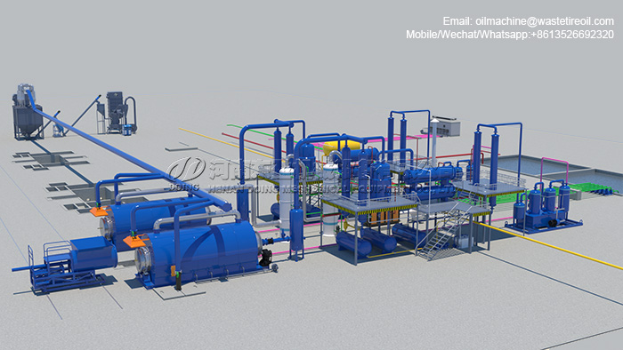 waste tire pyrolysis plant