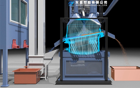 3D video of circuit board recycling machine working process