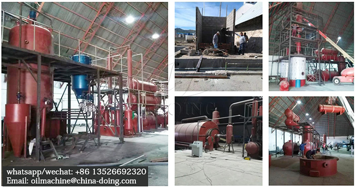 waste tire pyrolysis plant