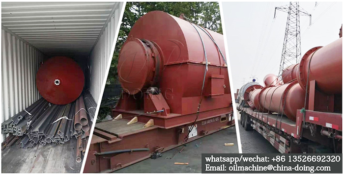 waste tire to oil pyrolysis plant