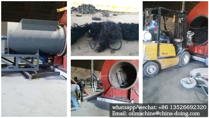 waste tire pyrolysis plant