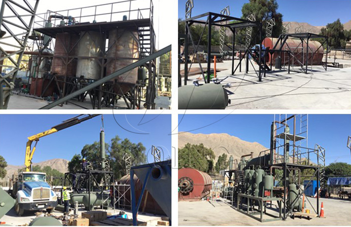 waste tire recycling to fuel oil plant