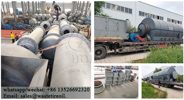 waste tire pyrolysis plant