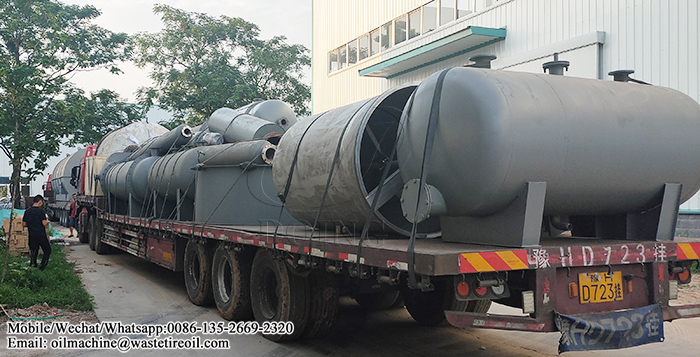 waste plastic to oil pyrolysis plant