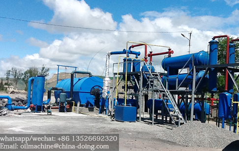 Georgian 10TPD waste tire pyrolysis plant project