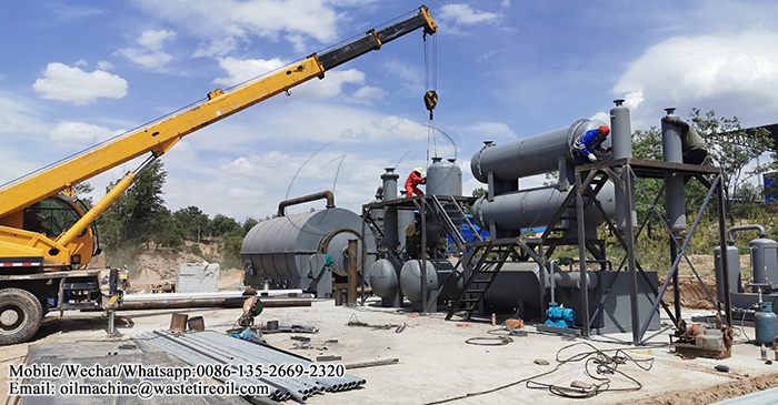 waste tire pyrolysis plant