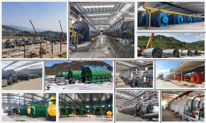 waste tire recycling pyrolysis plant project