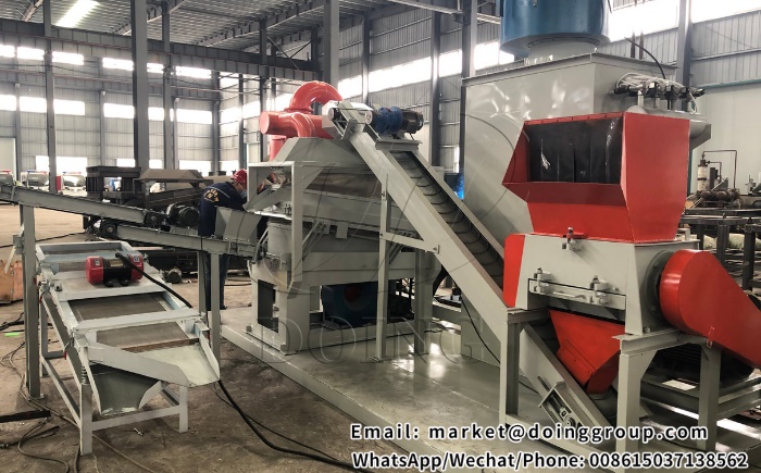 waste cable wire granulator machine