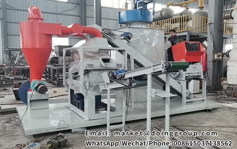 Small-Scale Waste Recycling Business Chooses DOING copper wire granulator machine for Efficient Separating