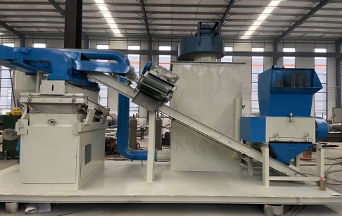 The waste cable recycling machine ordered by a Shanxi customer from Doing