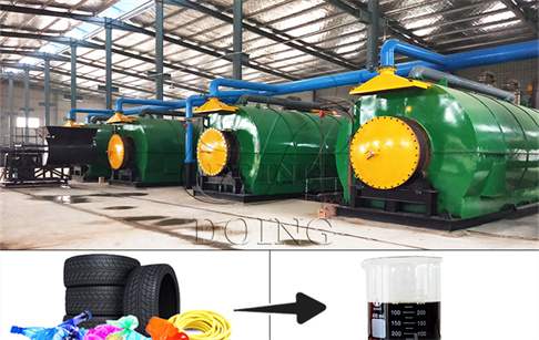 Can pyrolysis plant be used for solid waste management?