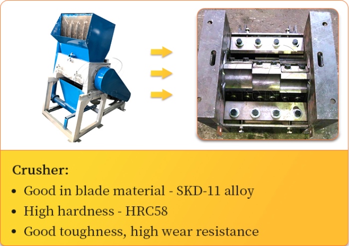 cable wire recycling and granulator