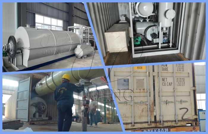 rubber recycling pyrolysis plant