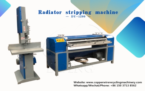 Iraqi customer ordered a 500-600kg/h small scale radiator recycling machine from Henan DOING