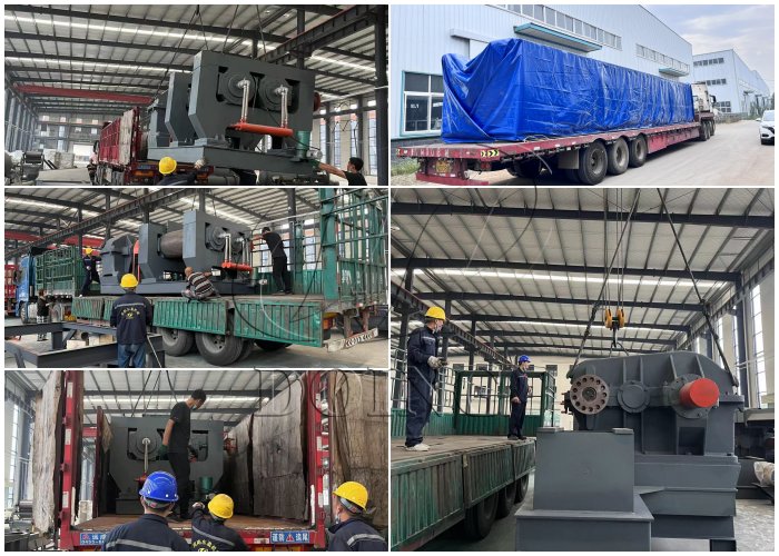 Delivery pictures of DOING continuous waste tyre pyrolysis machine