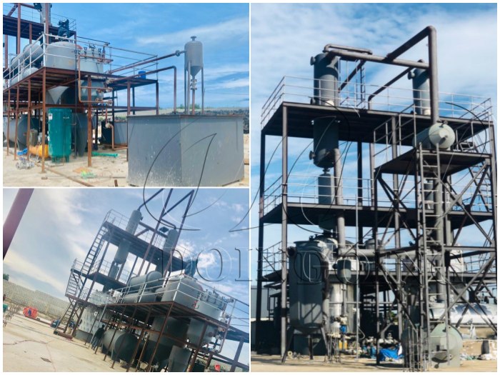 pyrolysis oil refining plant in Ghana