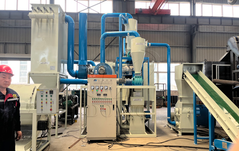 Chinese customer ordered 200-300kg/h PCB separator machine from Doing Group