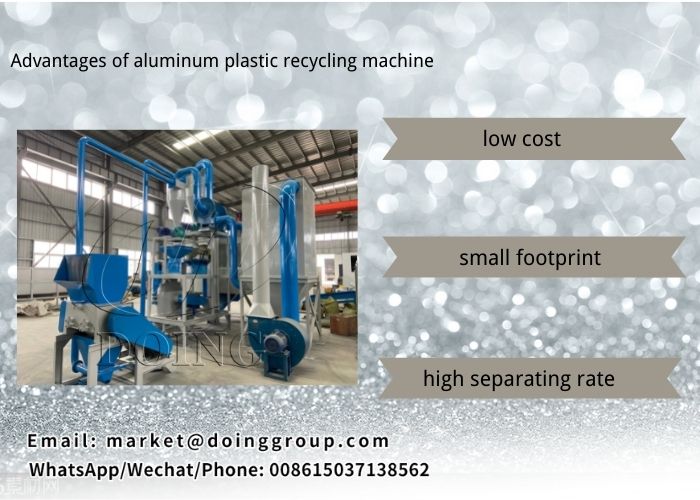 Advantages of aluminum plastic recycling plant