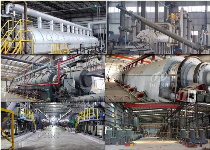 fully continuous tire oil pyrolysis machine project