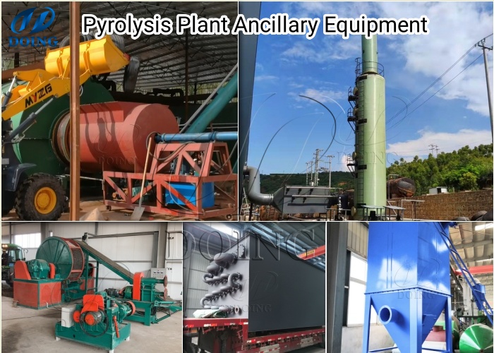Optional configurations of DOING HDPE recycling pyrolysis plant