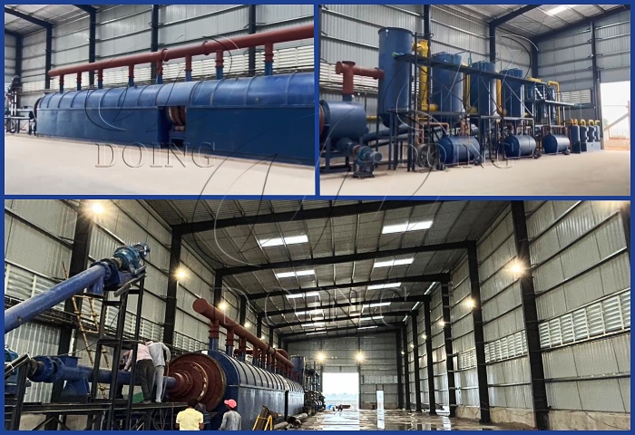 fully continuous pyrolysis machine in India