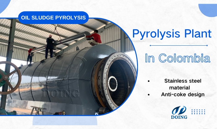 oil sludge disposal pyrolysis devices in Colombia