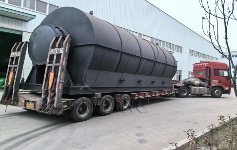 New delivery news: A set of 15TPD waste tire pyrolysis machine delivered to Brazil