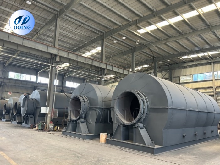 DOING domestic waste pyrolysis machine for sale