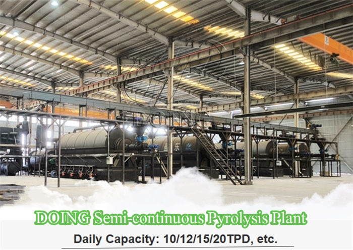 DOING semi-continuous pyrolsis machine for sale