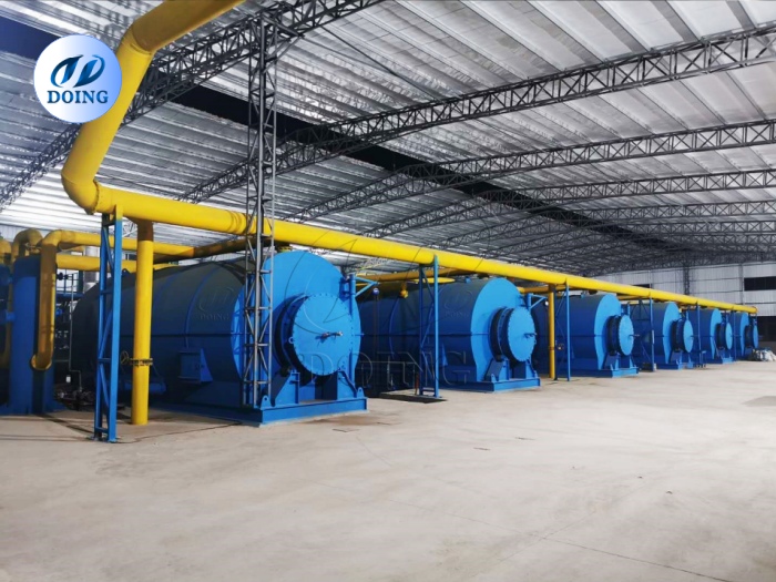 DOING pyrolysis reactor with carbon steel