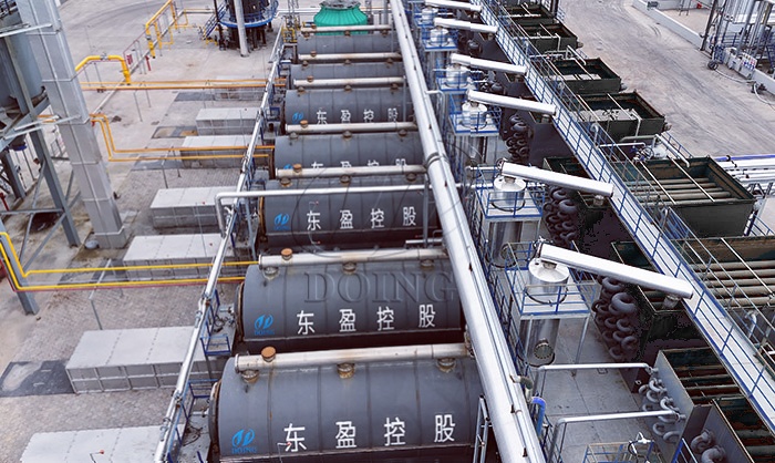 DOING pyrolysis reactor with stainless steel