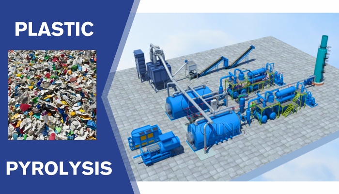 DOING waste plastic pyrolysis equipment for sale