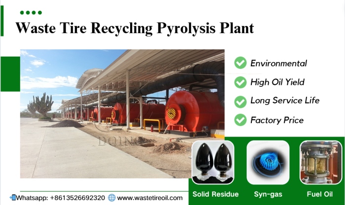 DOING waste tire pyrolysis machine