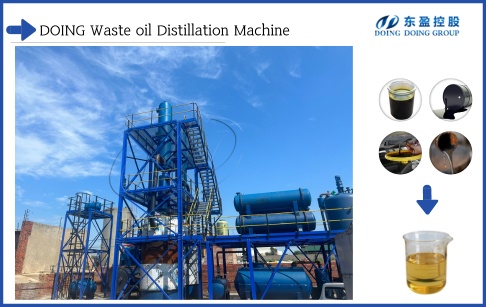 Can you mix hydraulic fluid with oil for recycling?